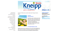 Desktop Screenshot of kneippverein-elten.de